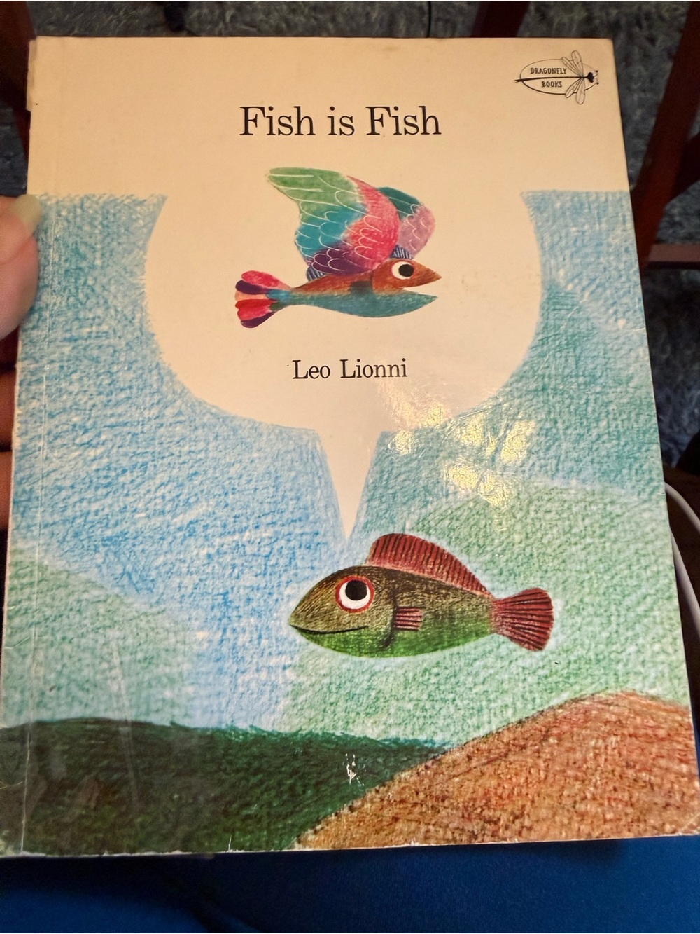 Fish is Fish by Leo Lionni - Green Illustrated Children's Paperback Book